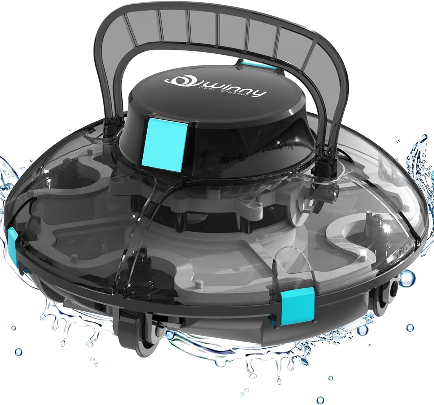 Robotic Pool Vacuum with Powerful Suction for Easy Cleaning