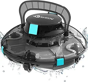 Cordless Robotic Pool Vacuum Cleaner for Above/In-Ground Pools