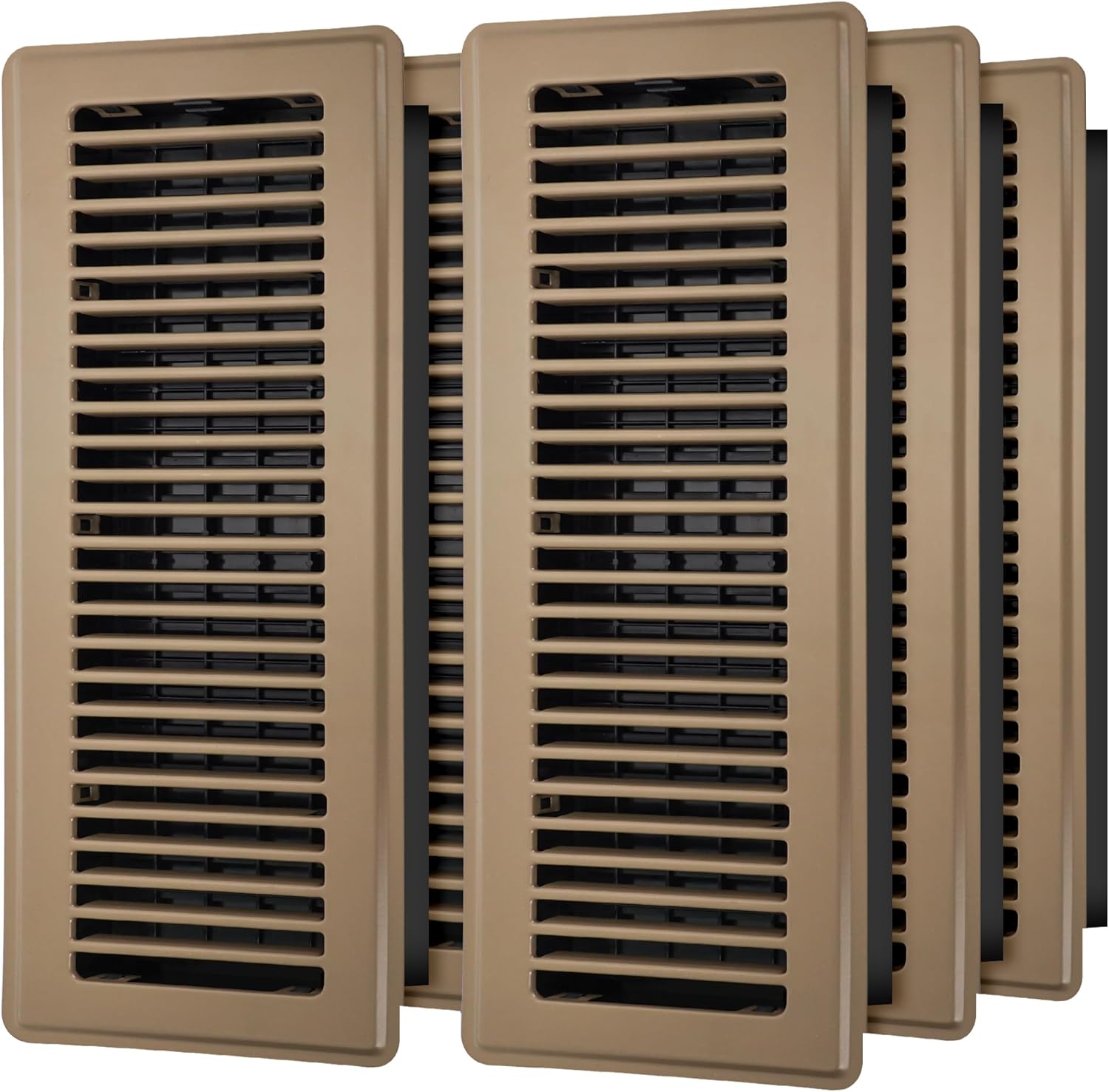 Floor Register 4x14 Heavy Duty Steel Vent Covers for Home Use