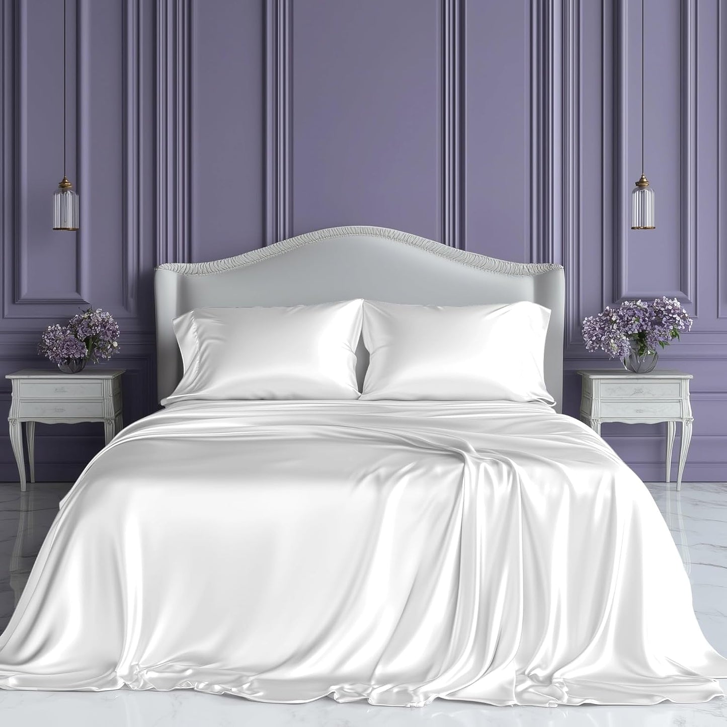 Satin Sheets Queen Size Set for Luxurious Sleep Experience