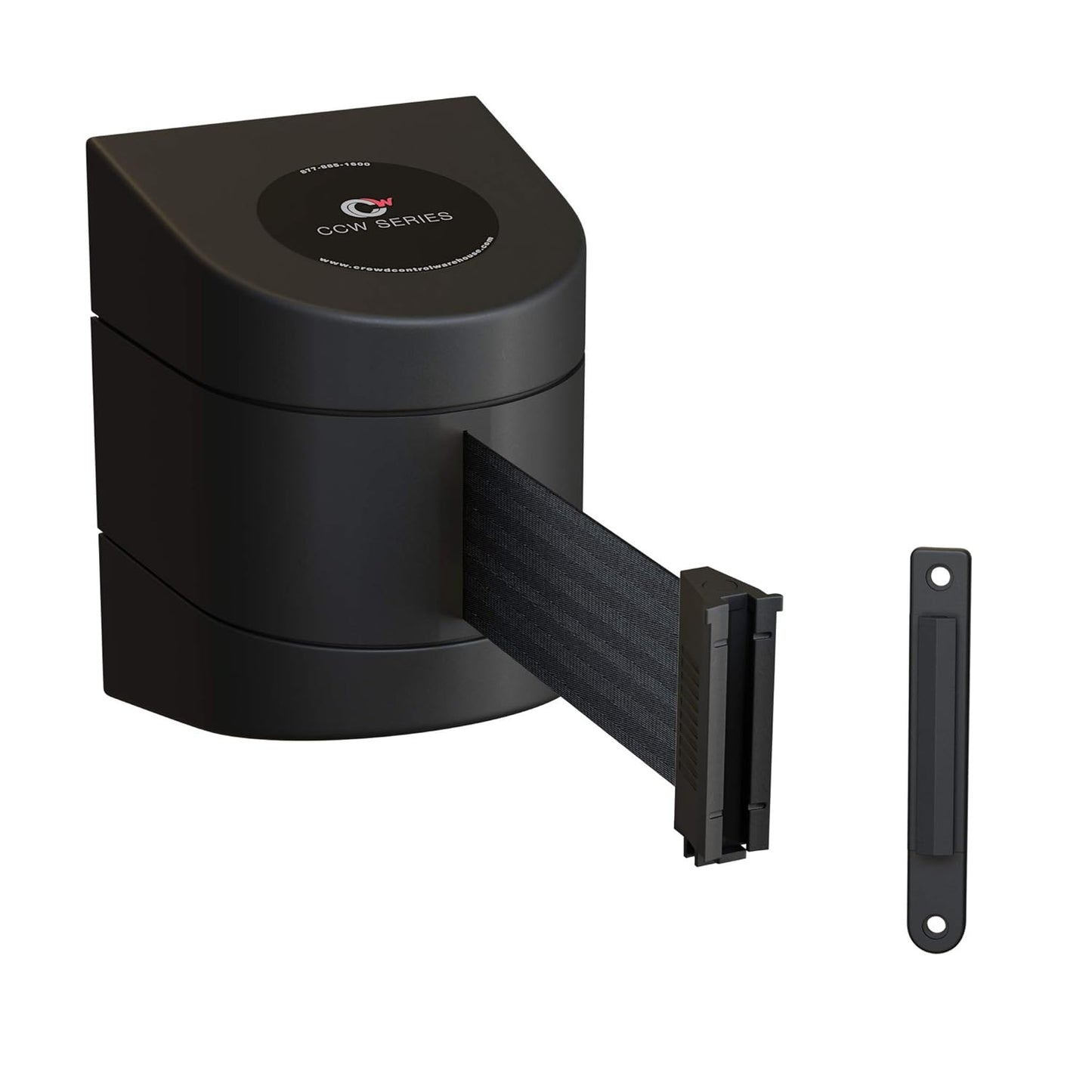 CCW Series WMB-230 Fixed Wall Mount Retractable Belt Barrier