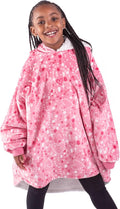 Wearable Blanket Hoodie - Oversized Plush Sherpa for Adults & Kids