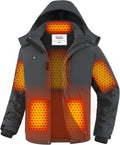 Graphene Mens Heated Jacket with 18400mAh Battery - Even Heat