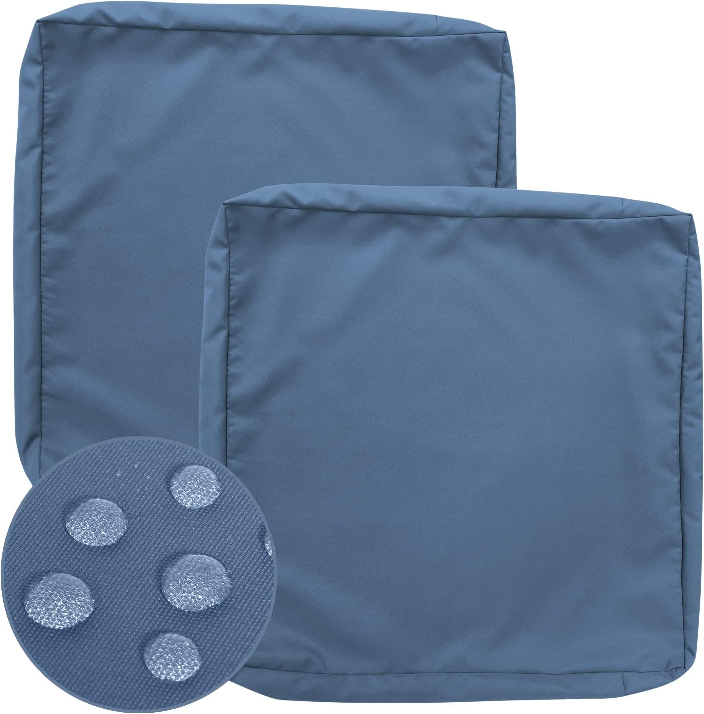 GUEGLSA Outdoor Replacement Cushion Covers for Patio Chairs