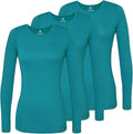 Adar Underscrubs for Women 3 Pack - Long Sleeve Comfort (Style 3816)