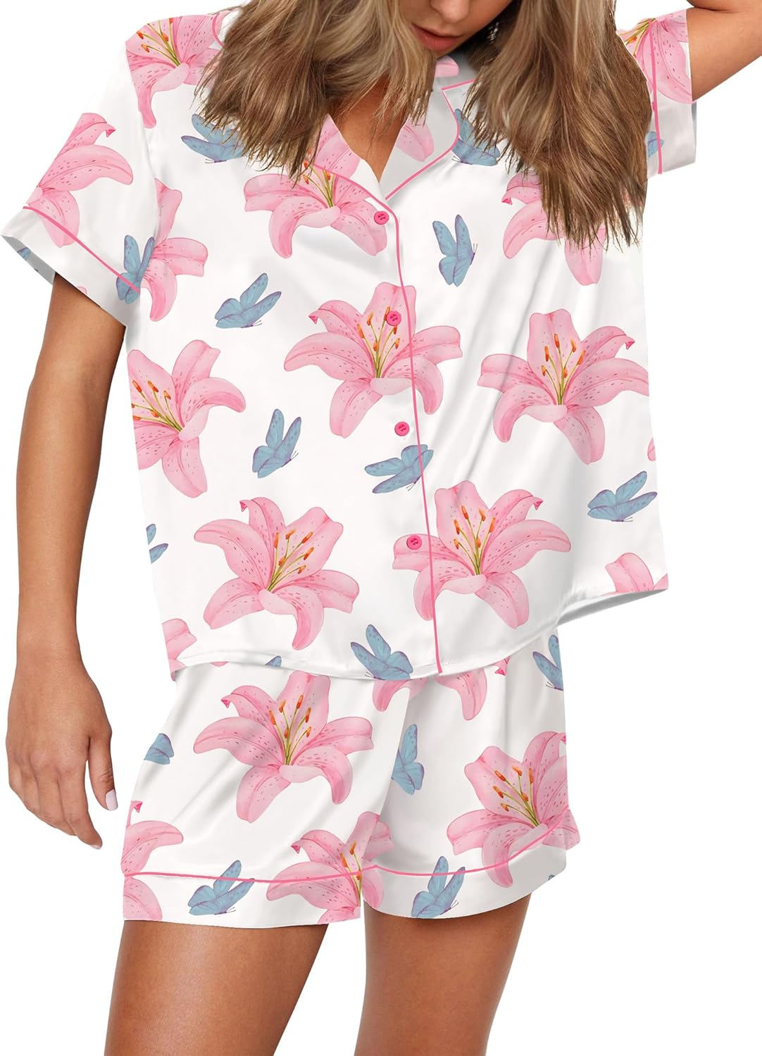 Funny Graphic Pajamas for Women Set - Comfortable Sleepwear
