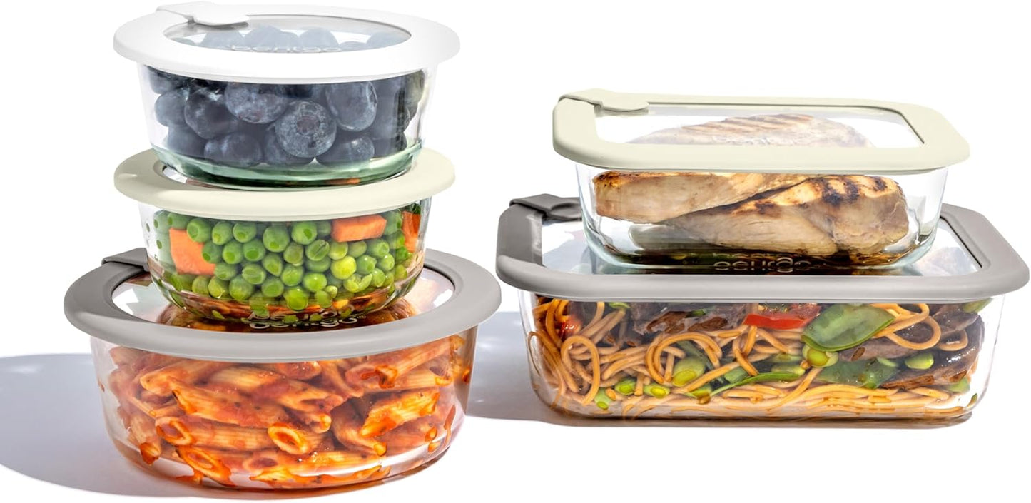 Bentgo Signature Leak-Proof Glass Food Storage Set for Freshness