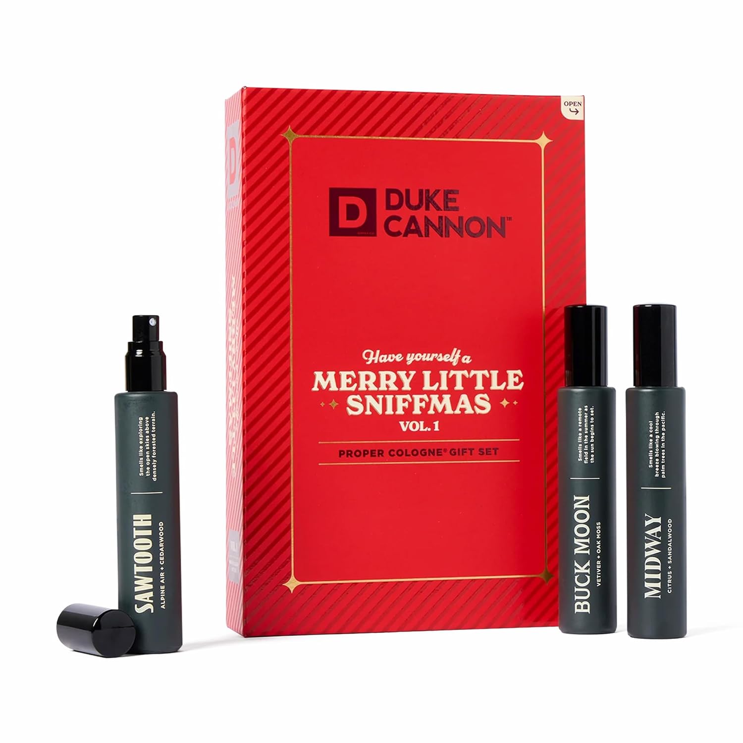 Duke Cannon Merry Little Sniffmas Giftset - Holiday Cologne Set