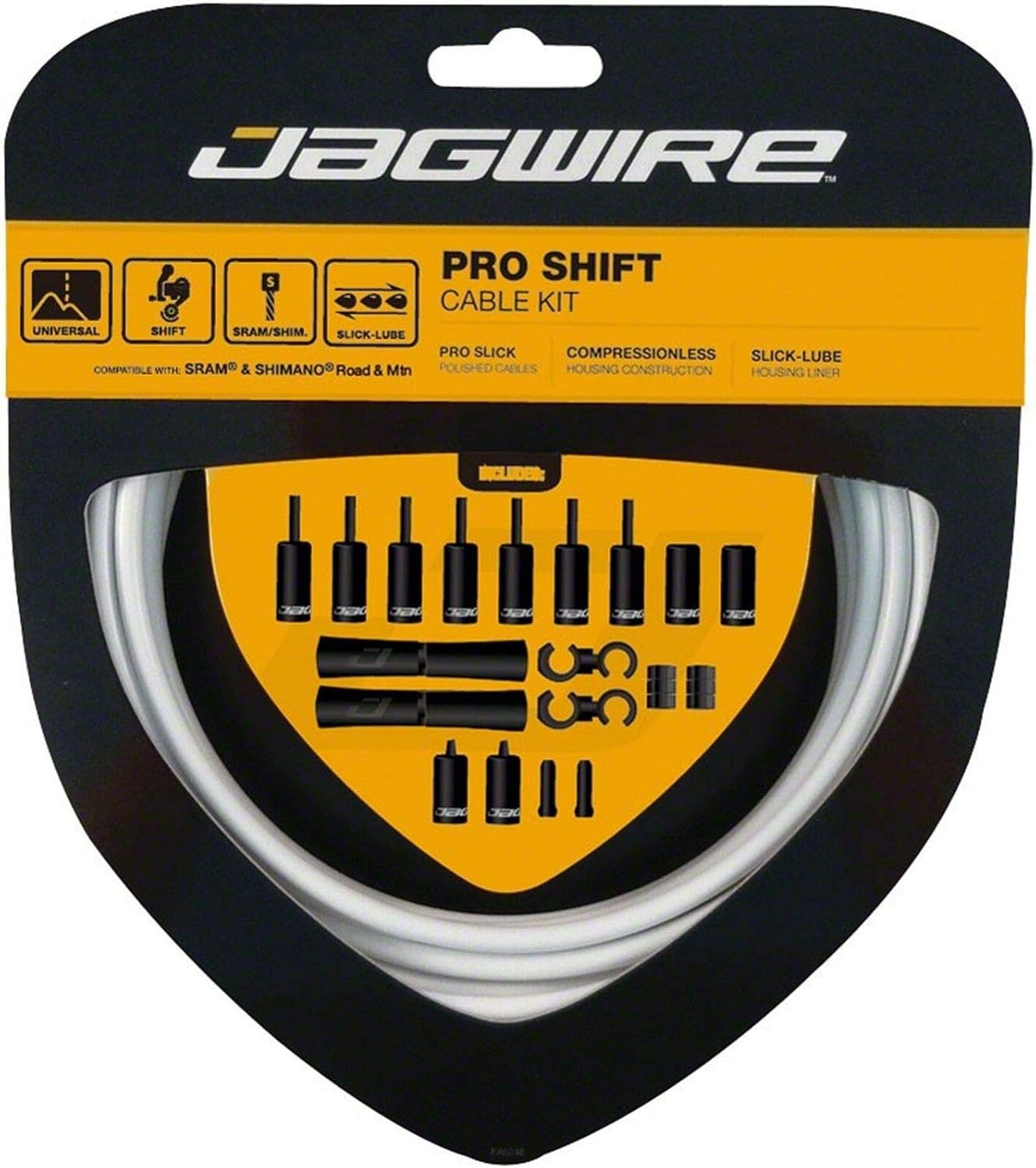 Jagwire 2X Pro Universal Gear Shift Kit for Road and Mountain Bikes