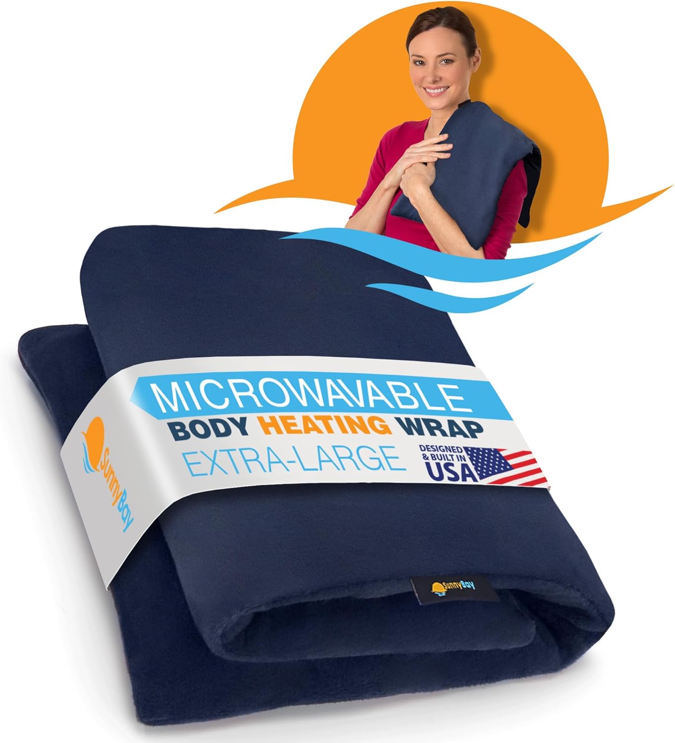 SunnyBay XL Microwavable Heating Pad - Full Body Relief
