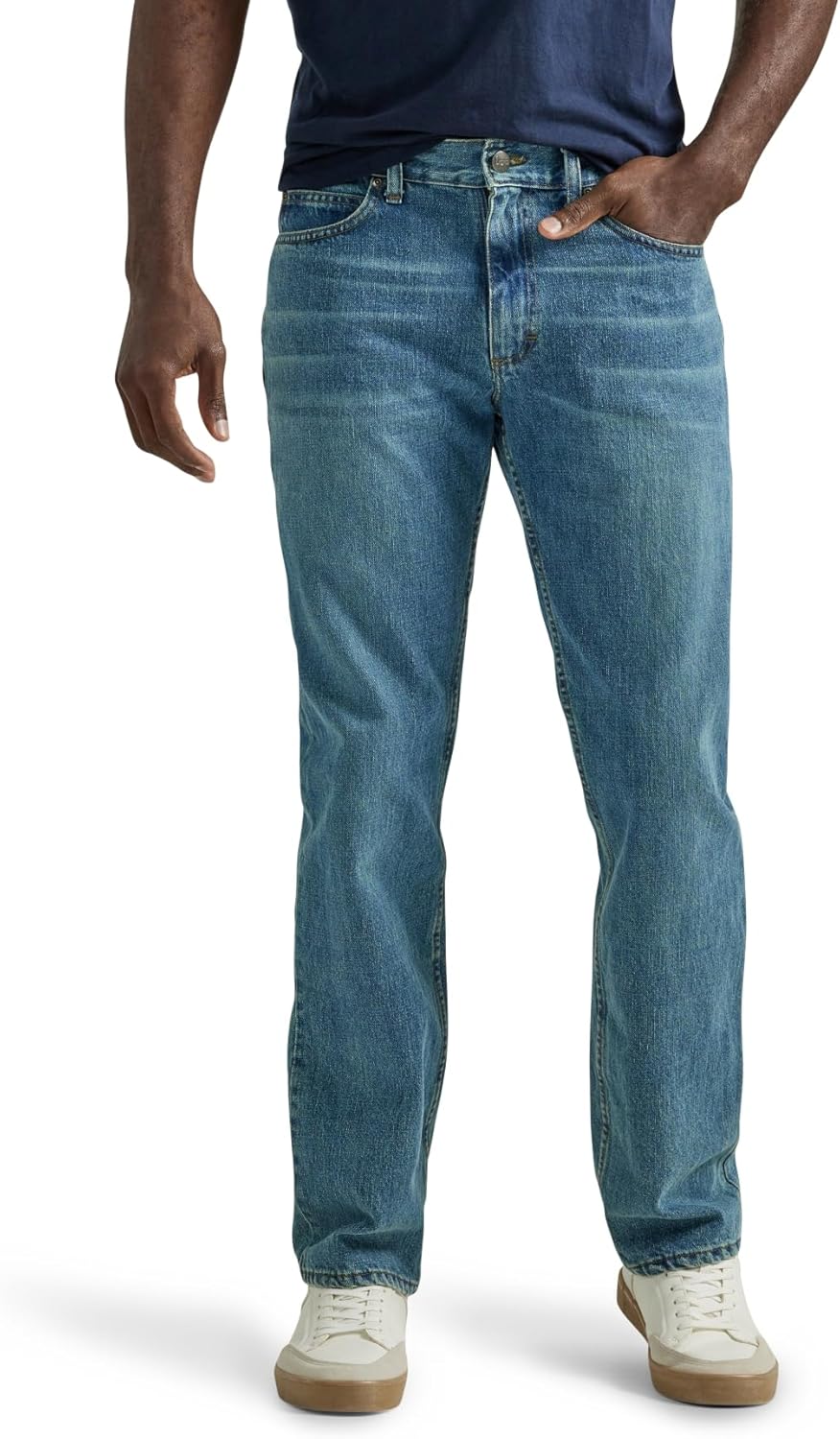 Lee Mens Legendary Regular Straight Jean for Everyday Comfort