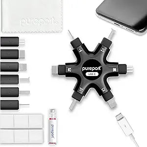 PurePort USB-C Multi-Tool Cleaning Kit for Phones & Tablets