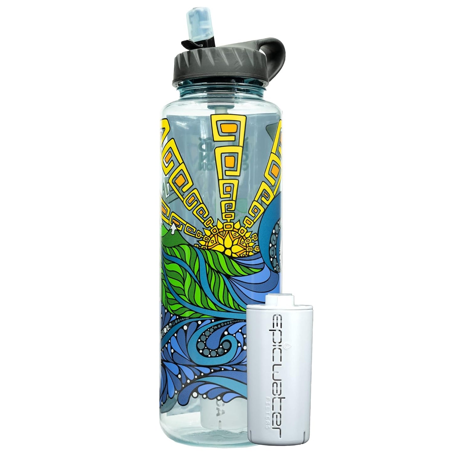 Epic Water Filters Nalgene OG Water Bottle with Dual Filter Power