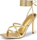 DREAM PAIRS Strappy High Stiletto Heels for Women - Elegant 3.93in