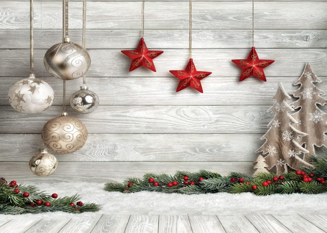 SJOLOON Christmas Backdrop for Stunning Holiday Photography