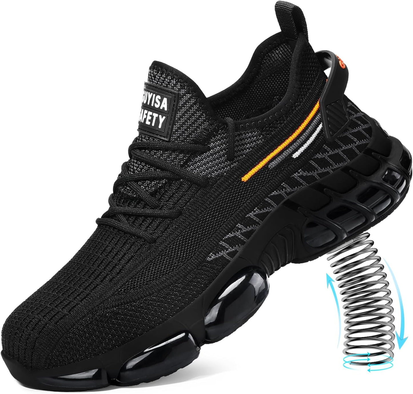 Steel Toe Shoes for Men - Lightweight Safety Sneakers for Work