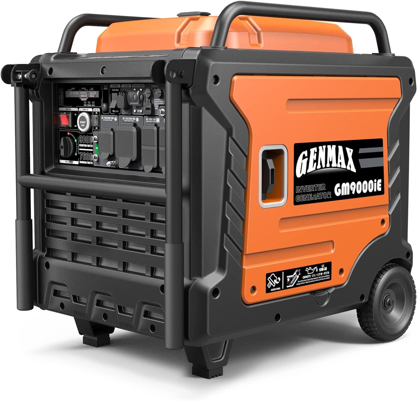 GENMAX Generator for Backup Home Use & Camping with Eco-Mode