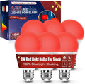 Neporal 625nm Red Light Bulbs for Sleep - 100% Blue Light Blocking