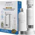 FizzIt Sparkling Water Maker - Stainless Steel Bottle, Dishwasher Safe