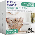 Laundry Detergent Sheets - Ultra Concentrated 96 Pack - Fresh Scent