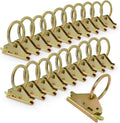 E-Track O Ring Tie-Down Anchors 20pcs - Secure Cargo with 1,500lb