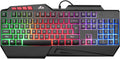 Rii RK202 RGB Gaming Keyboard - Quiet Backlit 104-Key USB