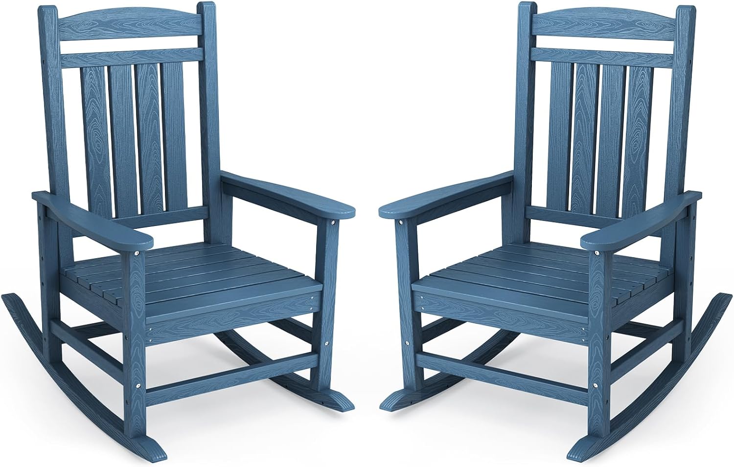 Oversized Patio Rocking Chair Set of 2 for Ultimate Comfort
