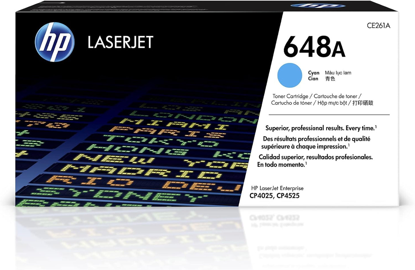 Vibrant HP 648A Cyan Toner for Enterprise Printers