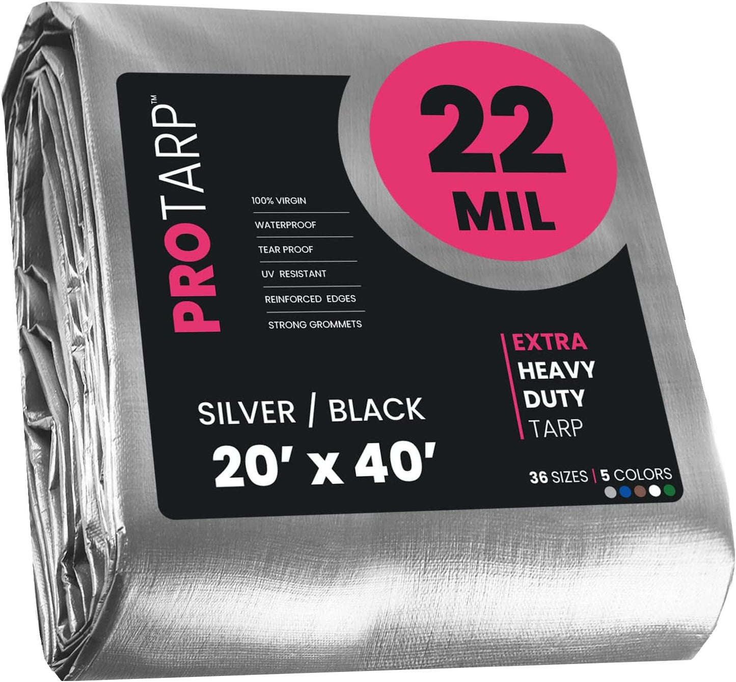 PROTARP Extreme Heavy Duty Tarp Cover for All Weather Needs