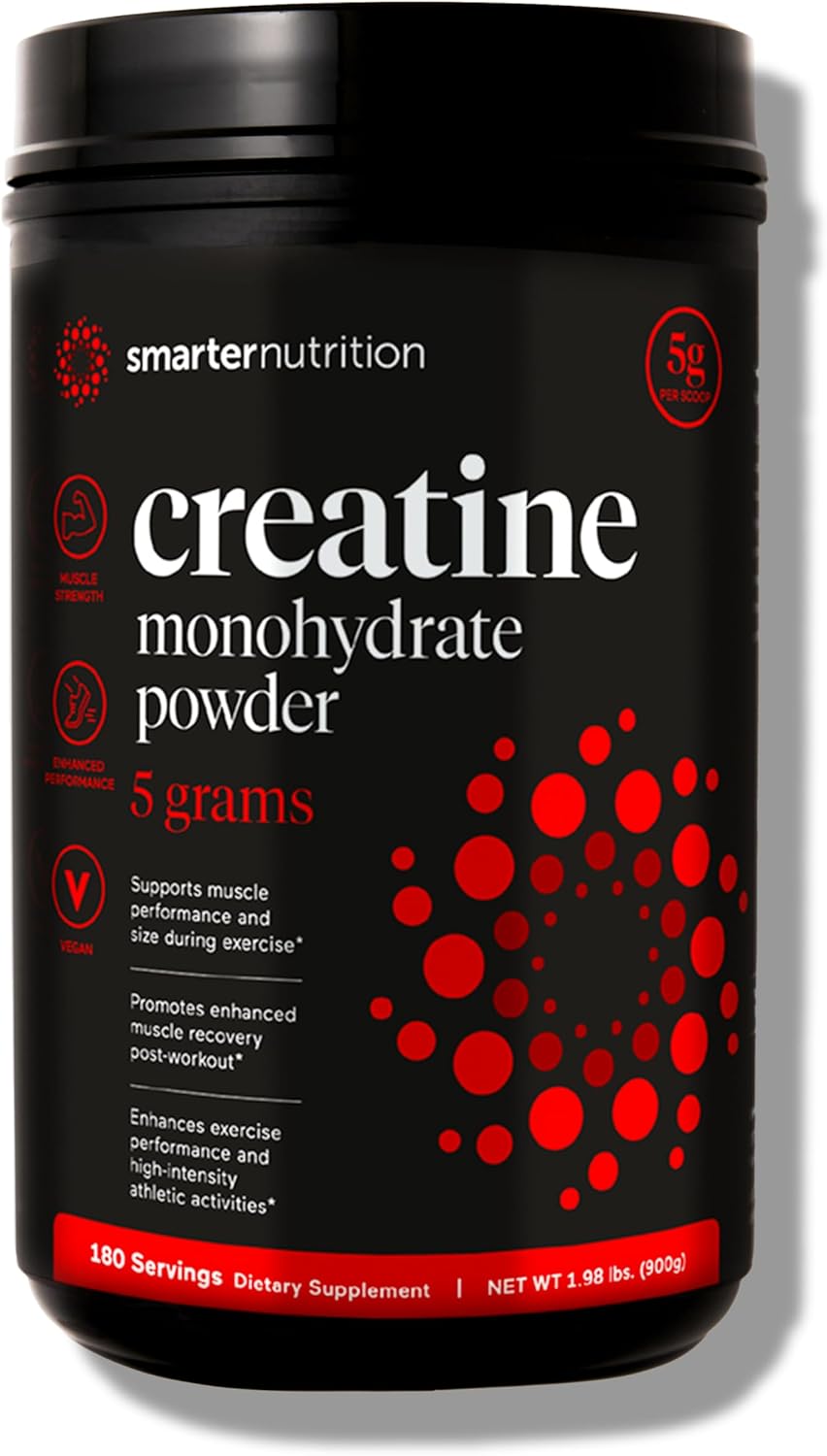 SMARTERNUTRITION Creatine Monohydrate Powder for Muscle Growth