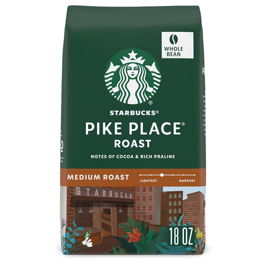 Starbucks Pike Place Roast Whole Bean Coffee - 18 oz