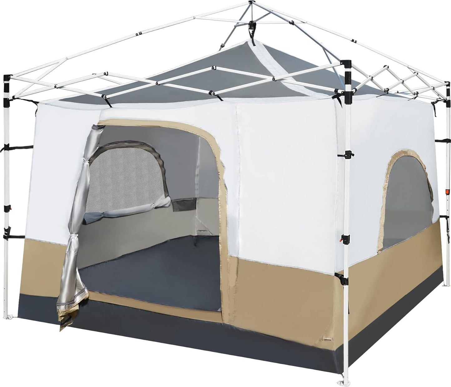 Converts Canopy to Tent, Fits 4-6 People