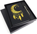 Moon Dream Catcher Journal and Pen Gift Set - A5 Vegan Leather