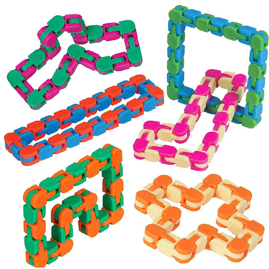 Neliblu Wacky Tracks 6 Pack: Fidget Fun for Focus!