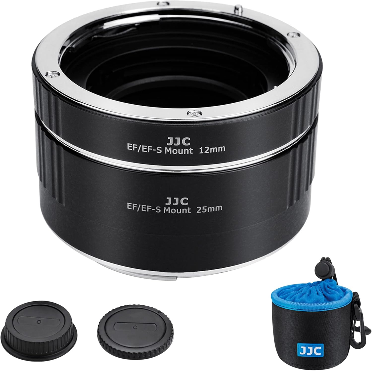 JJC EF EF-S Mount Macro Extension Tube Set for Canon Cameras