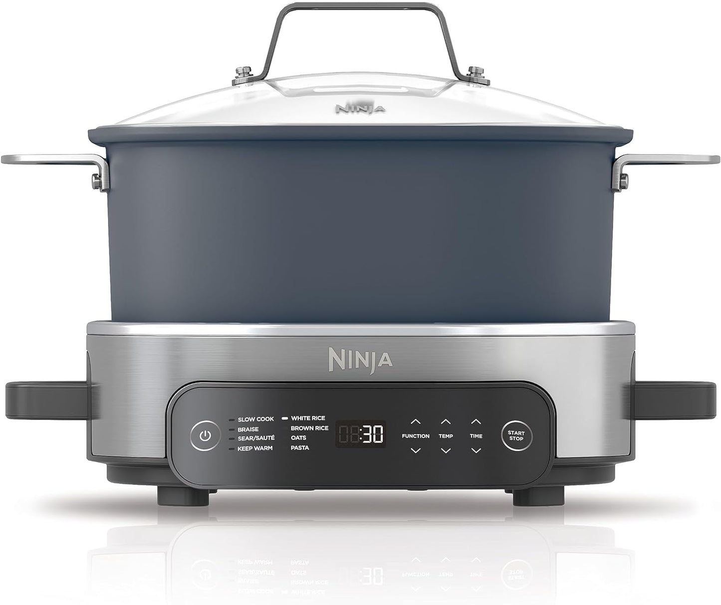 Ninja MC1101 8-in-1 Cooker Pro: Faster Cooking, Family-Sized Capacity!