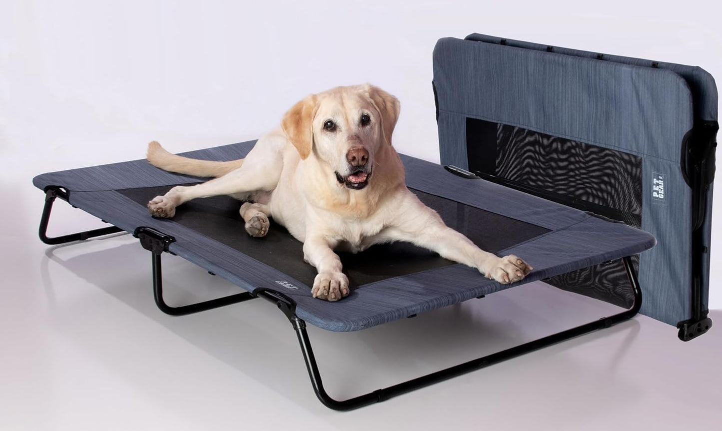 Pet Gear Lifestyle Elevated Bed for Pets - No Assembly Needed