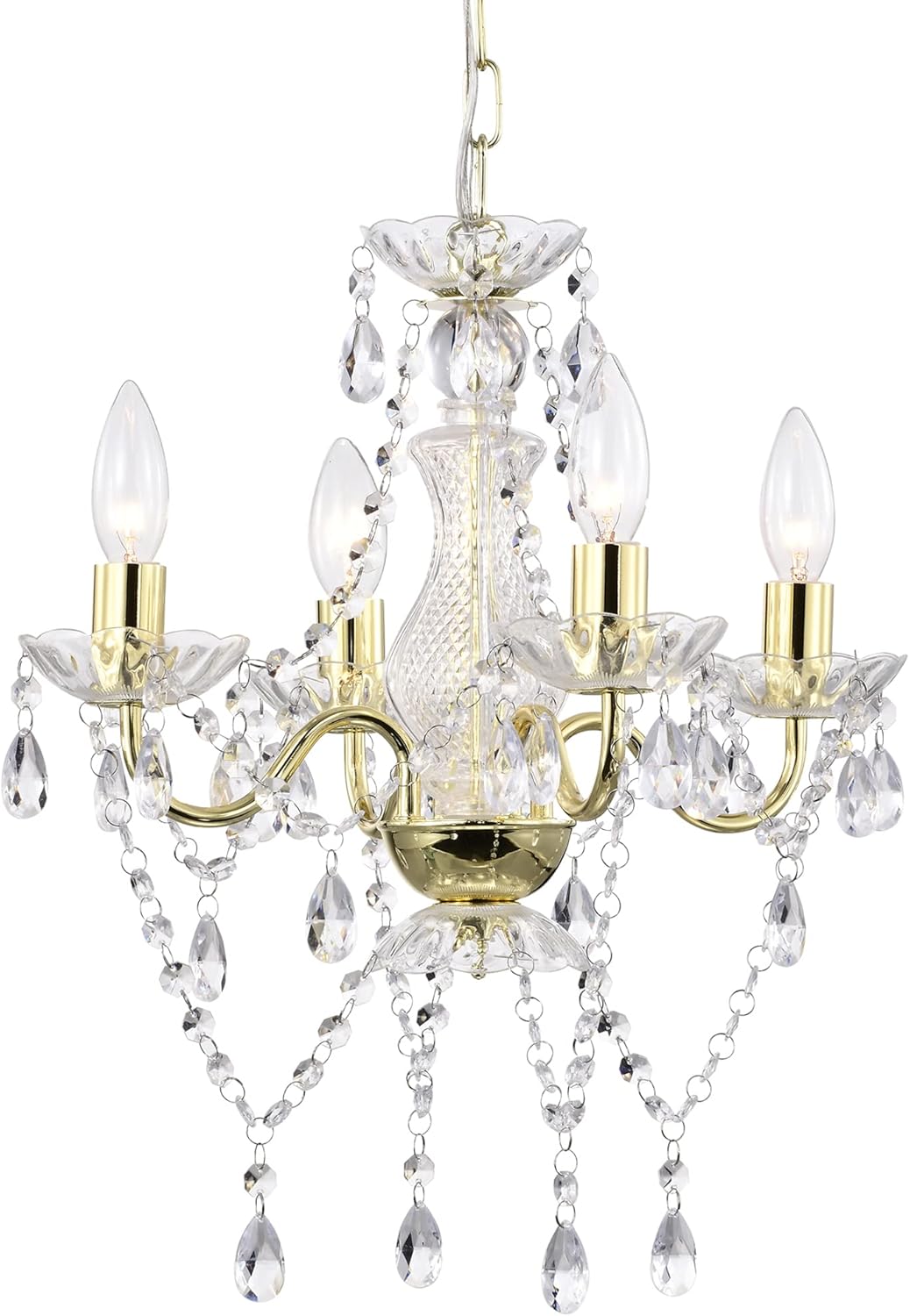 Antique Gold Mini Crystal Chandelier for Modern Dining Rooms