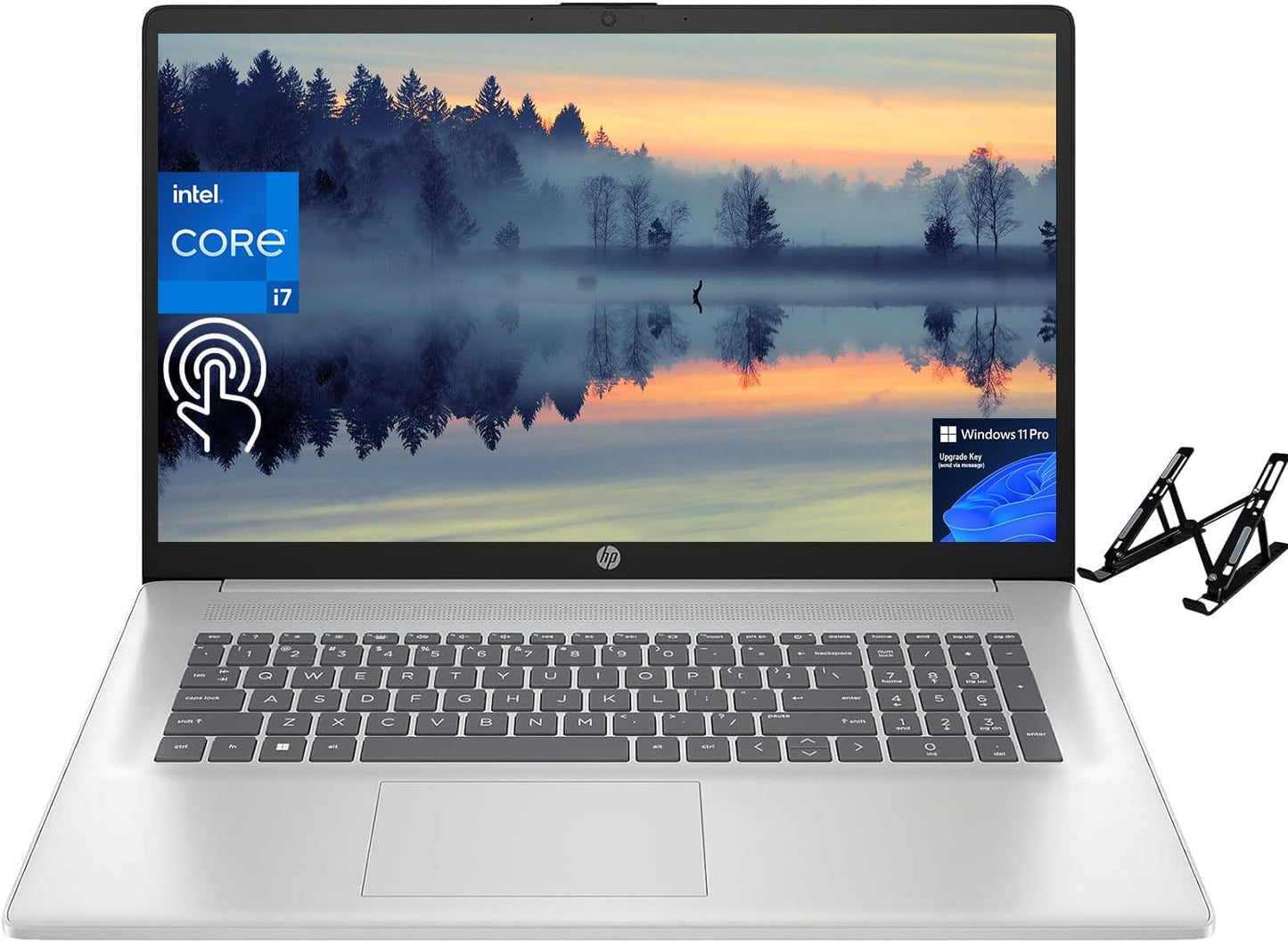 HP 2024 Business Laptop with 17.3in Touchscreen and i7 Processor