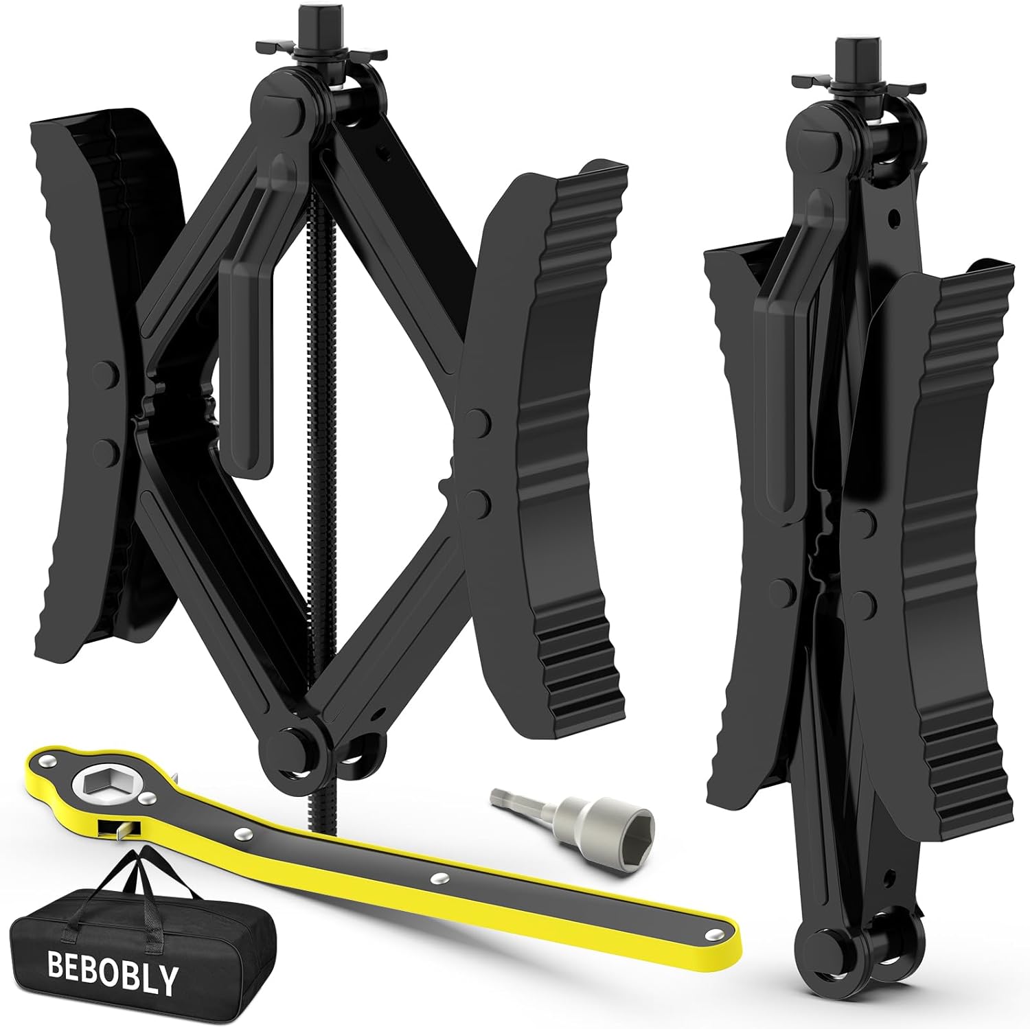 Heavy Duty X-Shaped Camper Wheel Chock Stabilizer for RVs