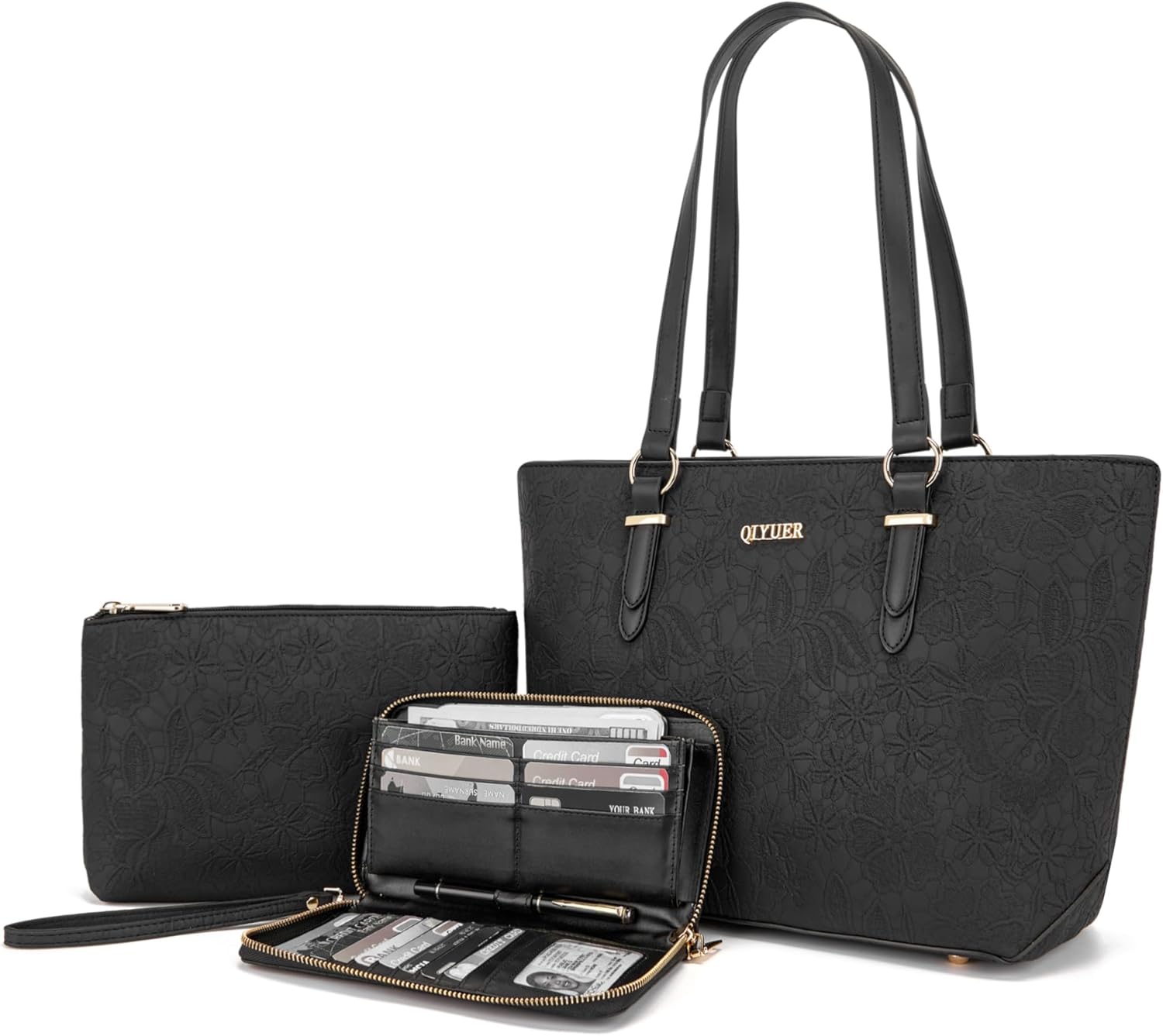 Stylish Purses And Wallets Set For Women Work Tote Handbags