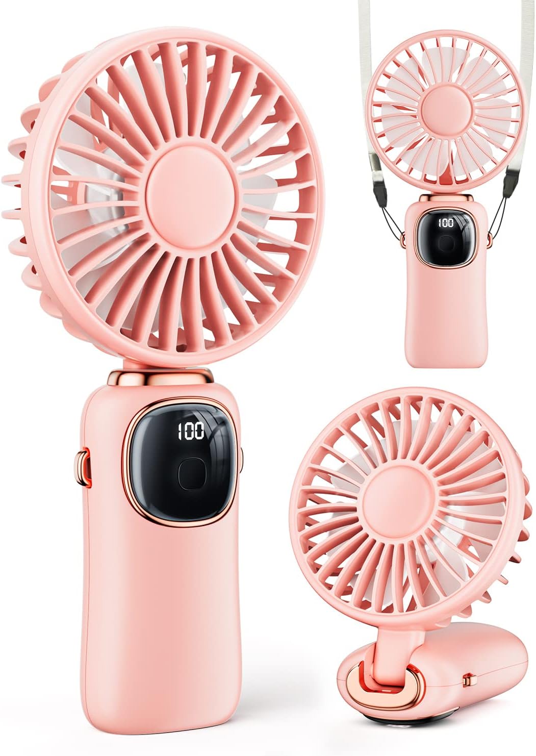 5-Speed Portable Handheld Fan - Stay Cool Anywhere!