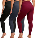 Creamlush High Waisted Leggings 3 Pack Plus Size - Soft Stretchy Yoga