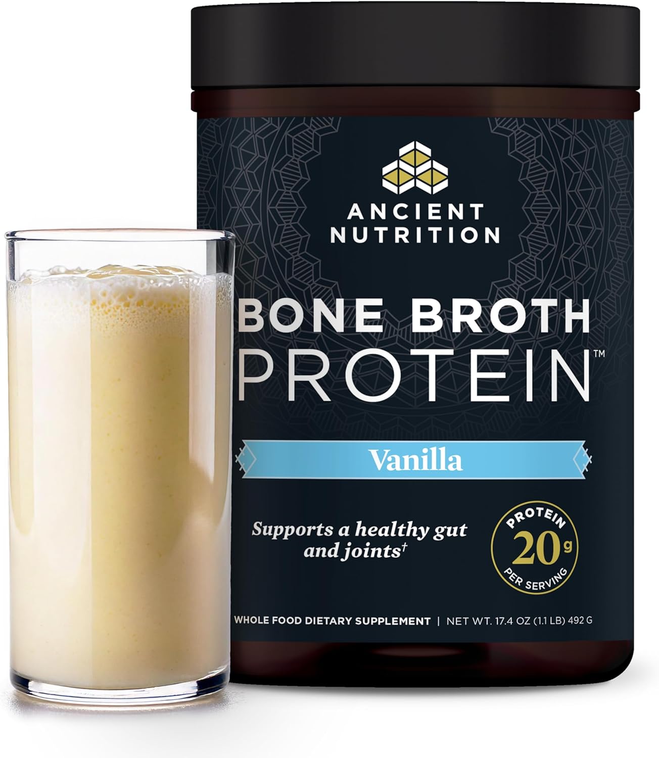Ancient Nutrition Bone Broth Protein Powder for Joint Health