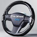Carbon Fiber Steering Wheel Cover for Tesla Model 3 and Y