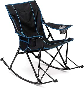 Oversized Rocking Camping Chair for Ultimate Outdoor Comfort