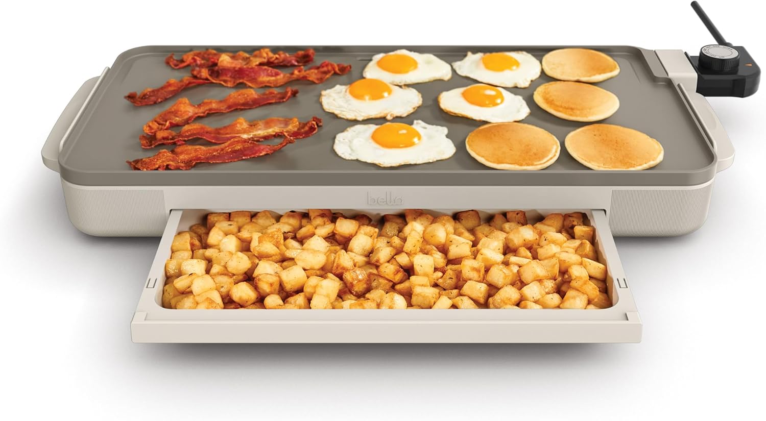 10 x 20 Electric Griddle with Warming Tray for Easy Cooking