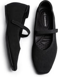 Mary Jane Flat Shoes for Women with Arch Support and Hidden Wedge