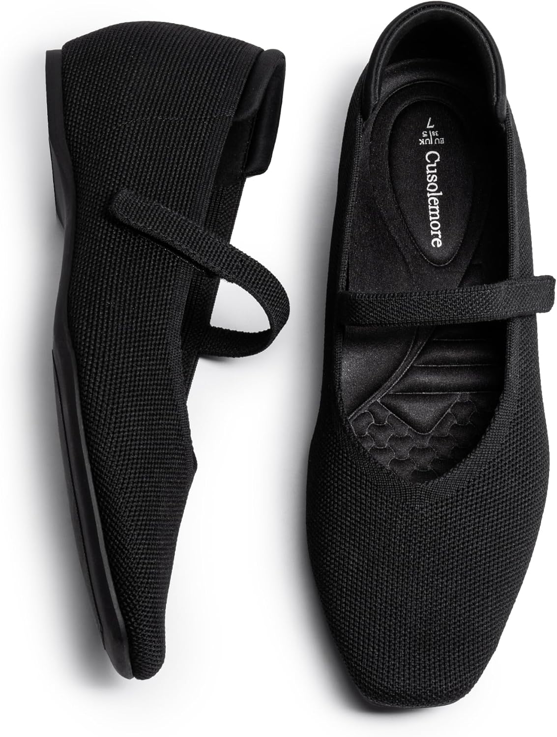Mary Jane Flat Shoes for Women with Arch Support and Comfort