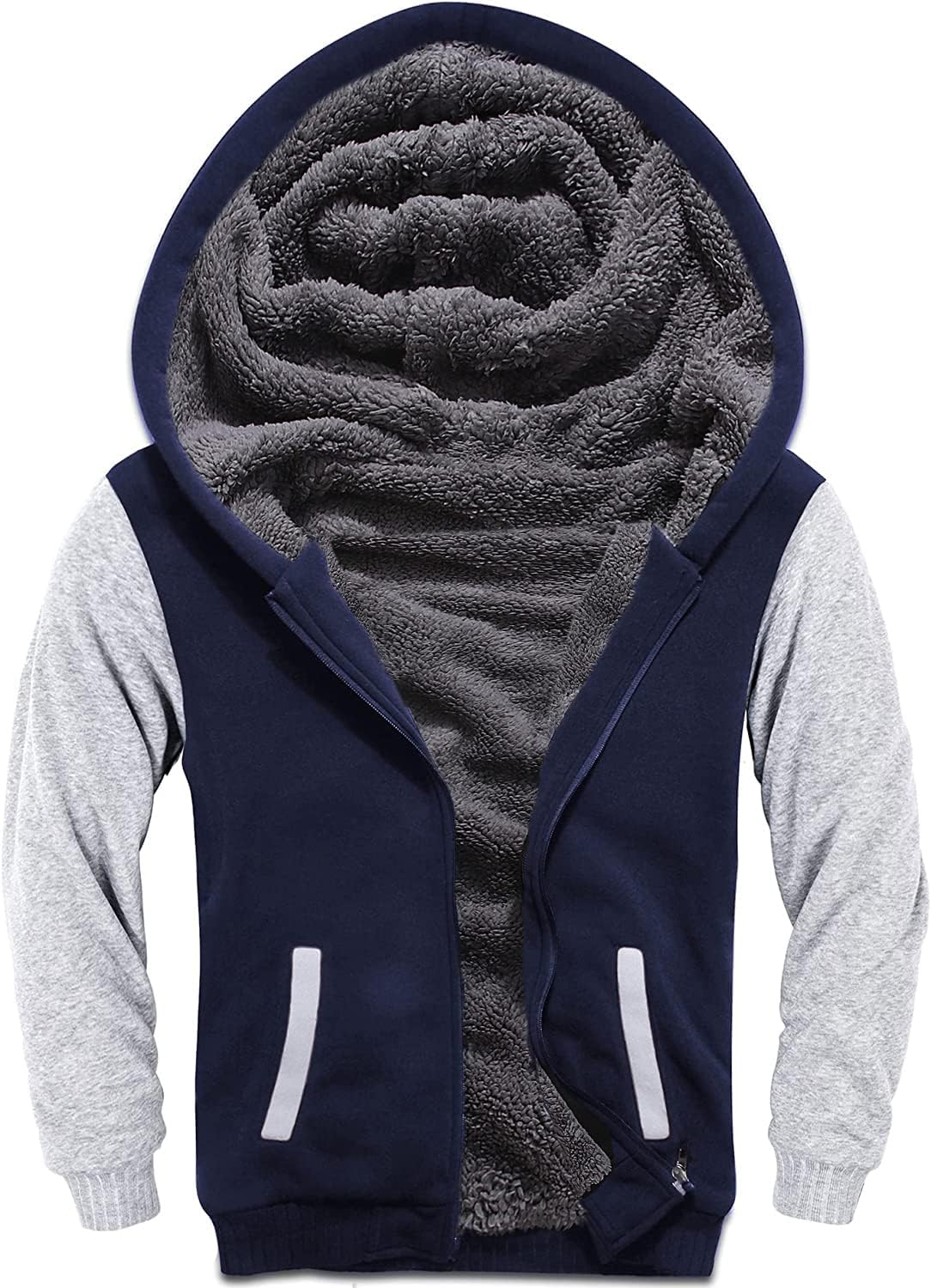 GEEK LIGHTING Boys Sherpa Lined Hoodie for Cozy Winter Wear